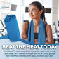 🥳2026 HOT SALE🥳💞50K+ SOLD!❄️⛲Buy One, Get One Free! Cooling Towel – Just snap & go. Soft, breathable & reusable. Stay cool anywhere – gym, walk, or beach. 🏖️✨
