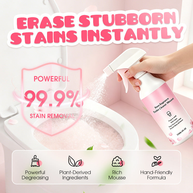 🥳2026 HOT SALE🥳💞50K+ SOLD! 🛁🧹 50% OFF! Bathroom Cleaner Spray – dissolves limescale, soap scum & water stains without scrubbing. Multi-surface for glass, tiles & taps – leaves a fresh botanical scent. Gentle formula, no harsh fumes! ✨💪
