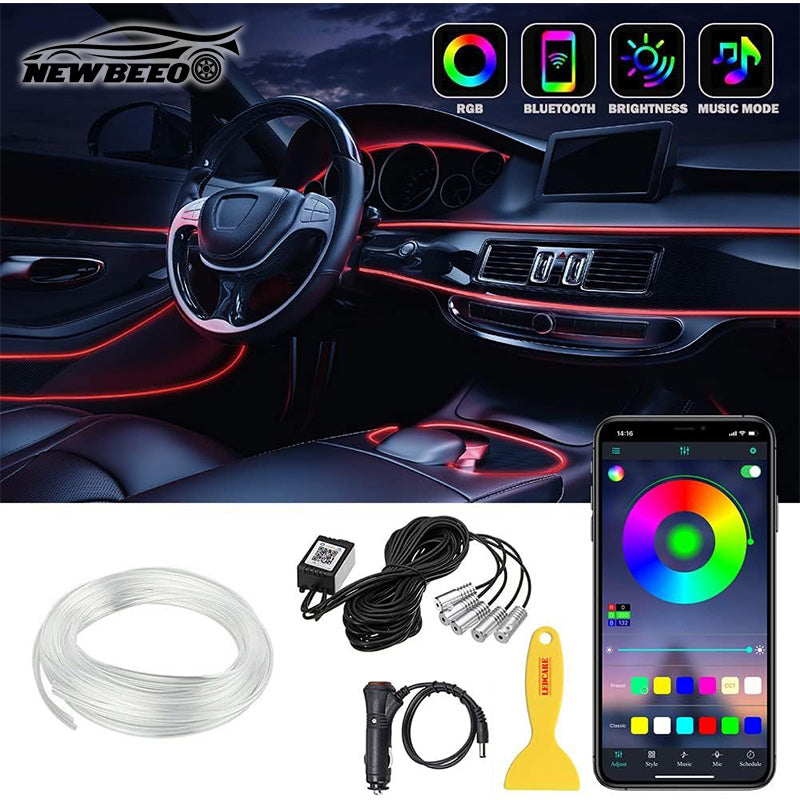 🥳2026 HOT SALE🥳💞50K+ SOLD! 🚗💡 50% OFF! Car Interior LED Atmosphere Lights – ultra-thin & easy to fit, adds a custom glow for stunning evening drives! ✨✅
