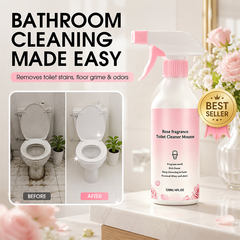 🥳2026 HOT SALE🥳💞50K+ SOLD! 🛁🧹 50% OFF! Bathroom Cleaner Spray – dissolves limescale, soap scum & water stains without scrubbing. Multi-surface for glass, tiles & taps – leaves a fresh botanical scent. Gentle formula, no harsh fumes! ✨💪