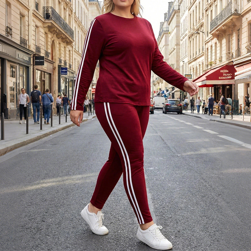 🥳2026 HOT SALE🥳💞50K+ SOLD!👚🌳 50% OFF NOW! 🏃‍♀️ Women's 2-Piece Tracksuit – Soft fleece lining, gentle on skin! Relaxed fit, easy pull-on waistband. Perfect for morning walks, yoga or lounging. Moves with you, never binds. ☁️🧘‍♀️