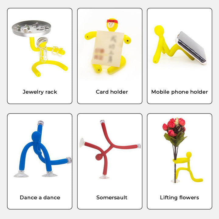 🥳2026 HOT SALE🥳💞50K+ SOLD! 🧸✨ 50% OFF! Little People Toys – bendable stress-relief figurines, twist & curl, doubles as phone stand. Free shipping! For kids & adults! 🛡️💪