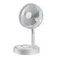 🥳2026 HOT SALE🥳💞50K+ SOLD!🌀🔋 50% OFF! Telescopic Folding USB Fan – Adjustable height, 180° tilt, 4 speeds & quiet. 3600mAh battery, 24H runtime. Perfect for home or travel! 💨✨
