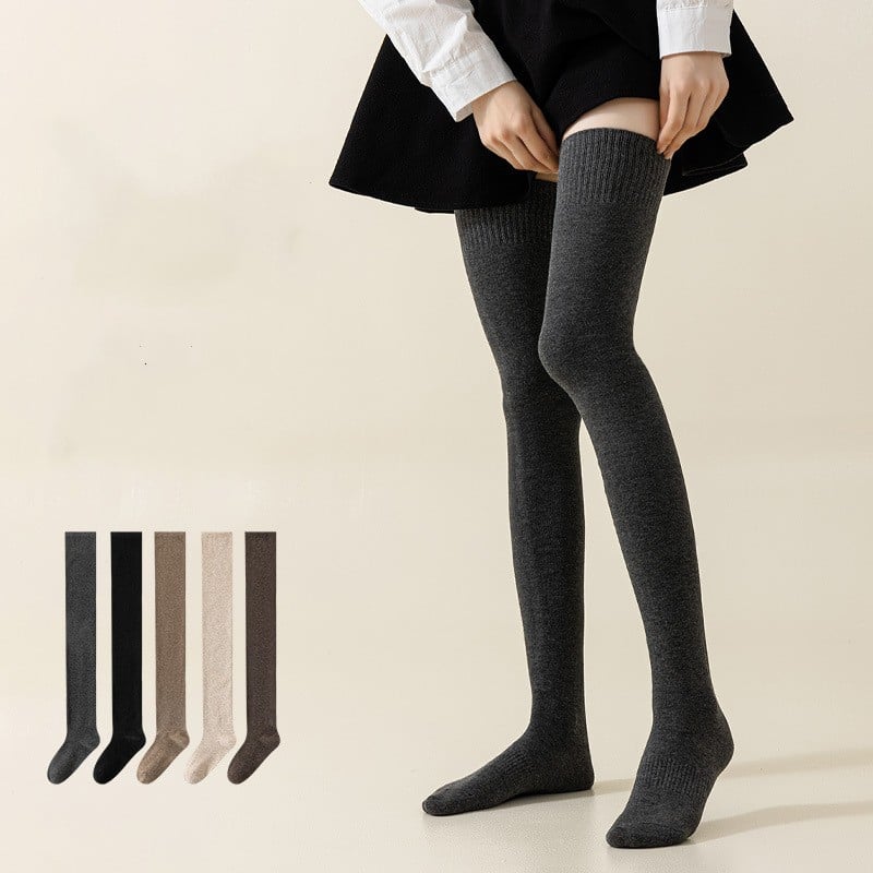 🔥🥳2026 HOT SALE🥳💞50K+ SOLD!🧦🤝✨ Classic Elegance, Effortless Wear | Soft & Stretchy Thigh High Socks❤️🔥🧦