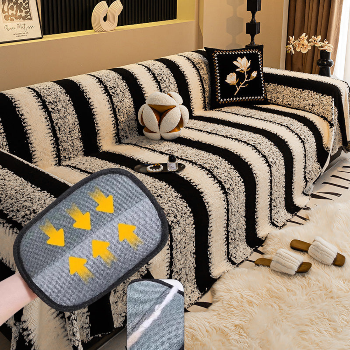 🥳2026 HOT SALE🥳💞50K+ SOLD! 🛋️✨ New Soft Plush Non-Slip Couch Cover – ultra-soft, stays put, protects sofas from spills, pets & daily wear. Cosy comfort all year round! 💖🏠
