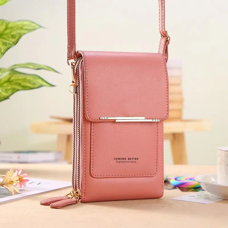 🥳2026 HOT SALE🥳💞50K+ SOLD! 👛📱 ONLY £9.99! Women‘s Touchscreen Crossbody Phone Wallet – Answer calls & text without opening. Fits phones up to 6.5″, water‑resistant & lightweight – hands‑free summer style! 🌸✨