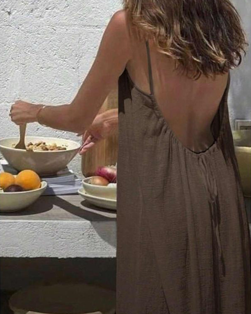 🥳2026 HOT SALE🥳💞50K+ SOLD! 🏷️💝 The Classic Wardrobe Essential – Final Sale! Chic & Simple Cami Dress at Exclusive Low Price. ⏳💕