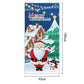 🥳2026 HOT SALE🥳💞50K+ SOLD! 🎄🚪 50% OFF! Christmas Front Door Decoration – 28-second install, washable & reusable fabric cover. Fits 35x79 inch door, indoor/outdoor. Easy holiday cheer! 🎅✨
