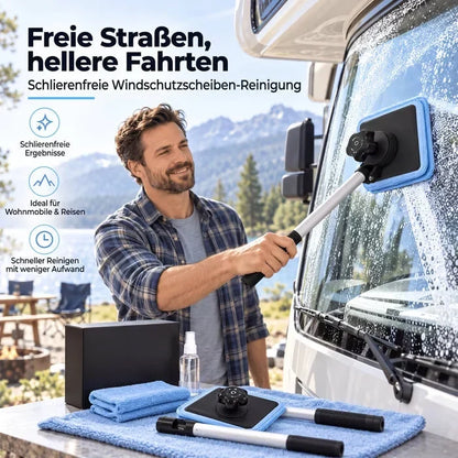 🥳2026 HOT SALE🥳💞50K+ SOLD! 🧲🪟 50% OFF! Dual Magnetic Car Window Cleaner – cleans both sides in one pass, extendable handle & reusable microfiber cloths. Streak-free glass, inside & out! 🚗✨