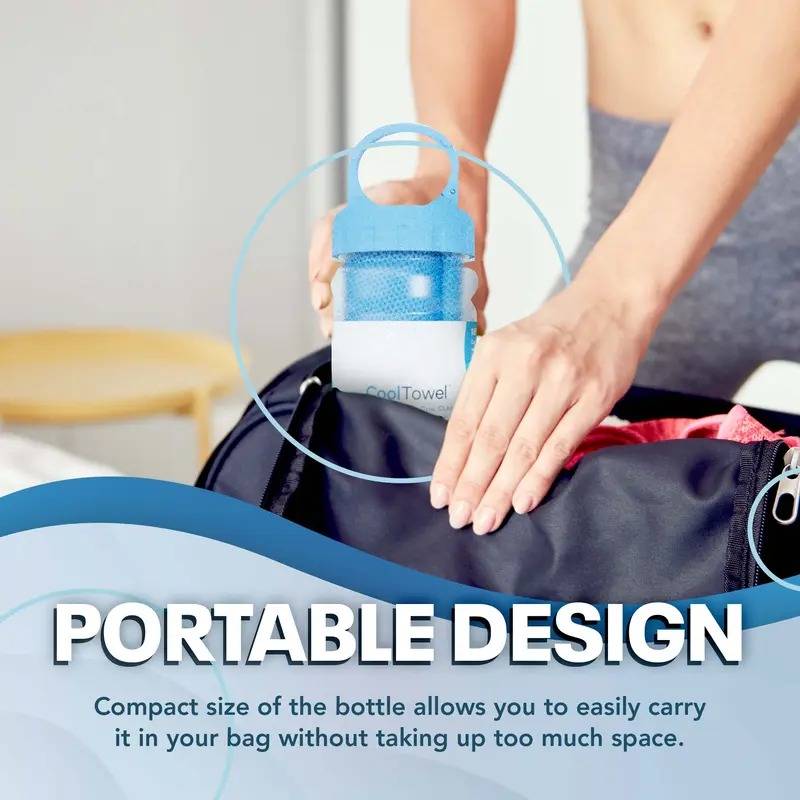 🥳2026 HOT SALE🥳💞50K+ SOLD!❄️⛲Buy One, Get One Free! Cooling Towel – Just snap & go. Soft, breathable & reusable. Stay cool anywhere – gym, walk, or beach. 🏖️✨