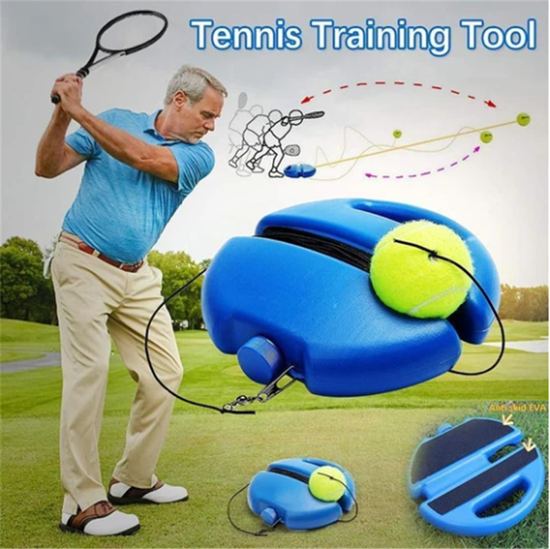 🥳2026 HOT SALE🥳💞50K+ SOLD!💥🎾💥 Last Day 50% OFF! Solo Tennis Trainer – Practice anytime, anywhere! Fill base with water, ball bounces back. No partner needed. Save on court fees & ball machines. Your personal training buddy. ⏰🏆