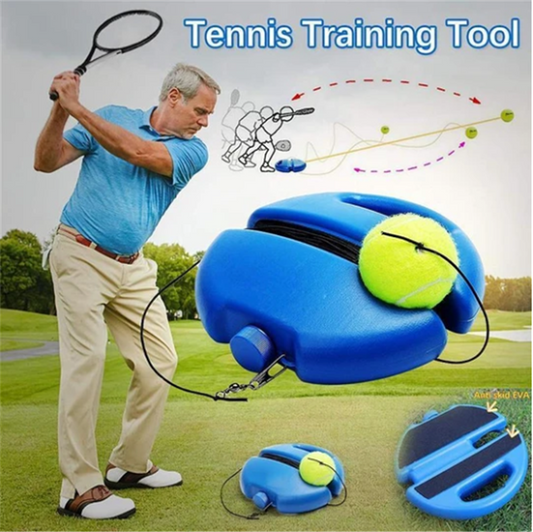 🥳2026 HOT SALE🥳💞50K+ SOLD!💥🎾💥 Last Day 50% OFF! Solo Tennis Trainer – Practice anytime, anywhere! Fill base with water, ball bounces back. No partner needed. Save on court fees & ball machines. Your personal training buddy. ⏰🏆