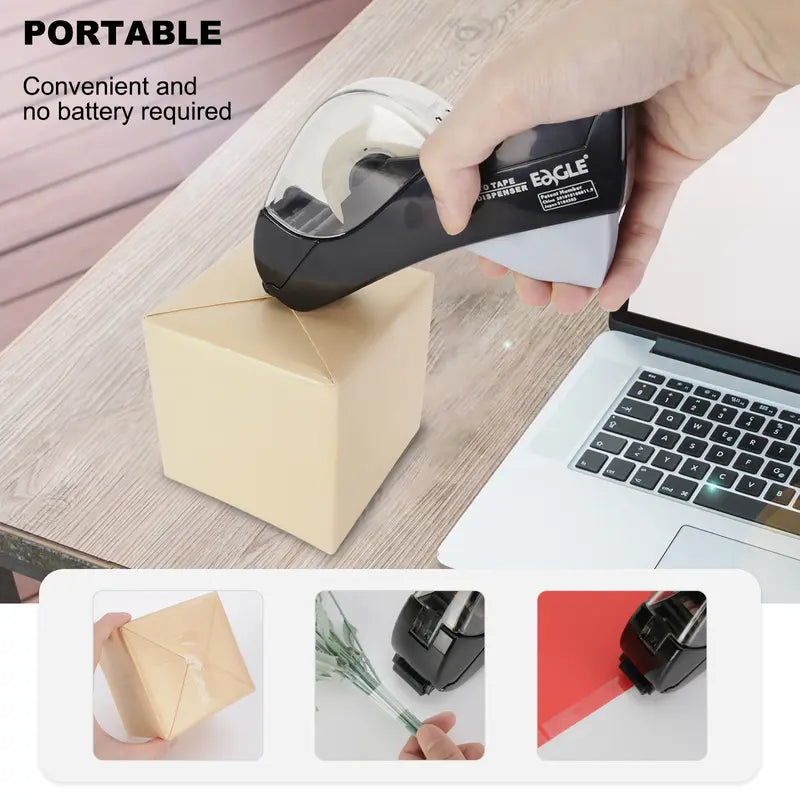 🥳2026 HOT SALE🥳💞50K+ SOLD! 📦✂️ 50% OFF! Portable Tape Cutter – one-hand operation, hidden blade for safety, no batteries. Fits 12/19mm tape. Easy gift wrapping & sealing! 🛡️✅