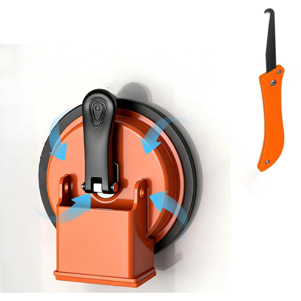 🥳2026 HOT SALE🥳💞50K+ SOLD! 🛠️🔧 50% OFF! Heavy-Duty Floor Gap Fixer – 70kg pulling force, 4.65″ suction cup. Closes gaps between floorboards – no need to call a pro! 🏠✨