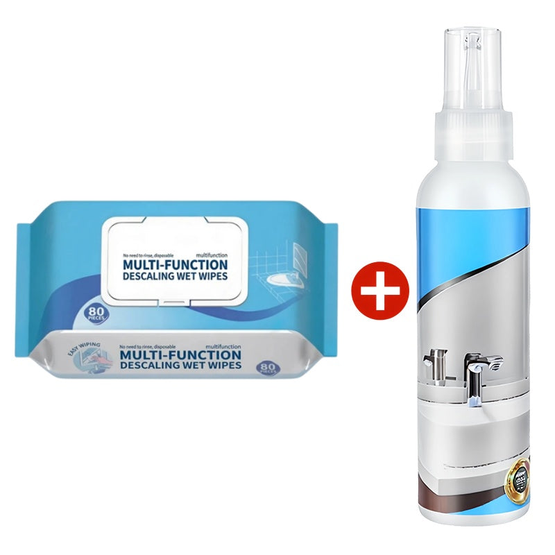 🥳2026 HOT SALE🥳💞50K+ SOLD!🧽💧 50% OFF! Bathroom Descaling Wipes – No rinse, no scrubbing. Dissolves limescale & soap scum fast. Just wipe & shine! ✨🛁