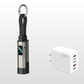 🥳2026 HOT SALE🥳💞50K+ SOLD!📊🔌 50% OFF! 4‑in‑1 Keychain Charger – Built‑in digital wattmeter, zinc alloy core. Supports 65W+27W. Never guess charging speed again. A pocket‑sized power station! 💎🔄