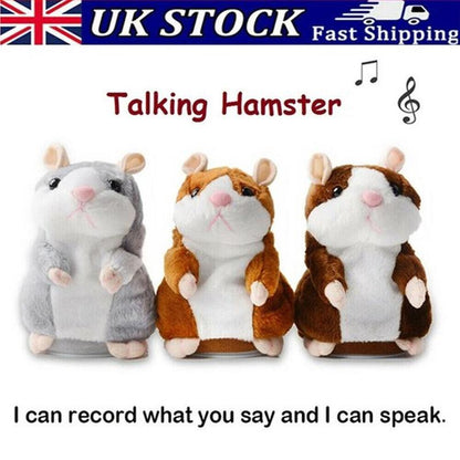 🥳2026 HOT SALE🥳💞50K+ SOLD! 🐹✨ 50% OFF! Talking Hamster Plush – repeats whatever you say, auto head-shaking, hilarious fun for kids & adults. Perfect gift & pet entertainment! 🎁💚
