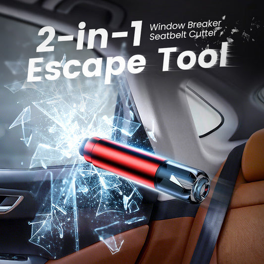 🥳2026 HOT SALE🥳💞50K+ SOLD!🔑🛡️ Be Prepared, Stay Protected. Your Essential Mini Car Escape Tool – A Guardian for You & Family. 🚨💥