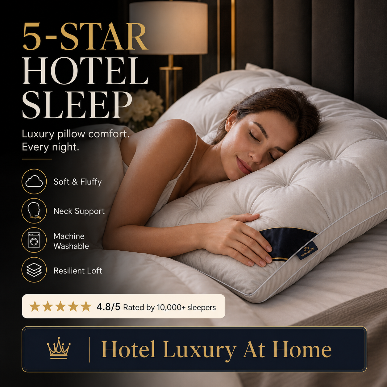 🥳2026 HOT SALE🥳💞50K+ SOLD!🛏️✨ 50% OFF! Washable Ergonomic Neck Pillow – Breathable 3D stitching & soft memory foam. Supports natural neck curve – perfect for side & back sleepers! 💤🌟
