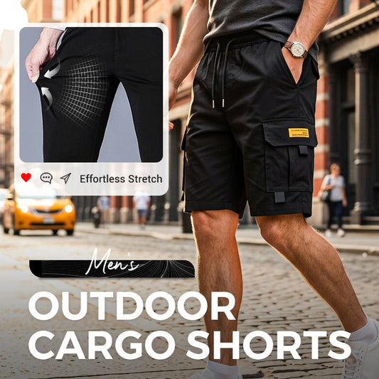 🥳2026 HOT SALE🥳💞50K+ SOLD!👴🩳 50% OFF! Men's Cargo Shorts with Drawstring – Easy pull-on, multi-pockets. Lightweight & comfy. Perfect for walks or gardening. 🛡️🌿