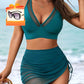 🥳2026 HOT SALE🥳💞50K+ SOLD!👵🏖️ 50% OFF! High Waisted Bikini Set with Swim Skirt – Gentle tummy control, flattering skirt coverage. Feel confident & comfortable by the water. 🌊🌸
