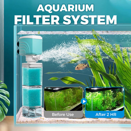 🥳2026 HOT SALE🥳💞50K+ SOLD!🐟🔧 50% OFF! Aquarium Filter System – Automatic, quiet & efficient. No more manual cleaning hassle. 🌊✅