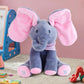 🥳2026 HOT SALE🥳💞50K+ SOLD! 🐘🎶 50% OFF! Peek-A-Boo Singing Elephant Plush – sings, flaps ears & plays peek-a-boo. Soft, safe & interactive for babies & toddlers. Perfect gift! 👶💚