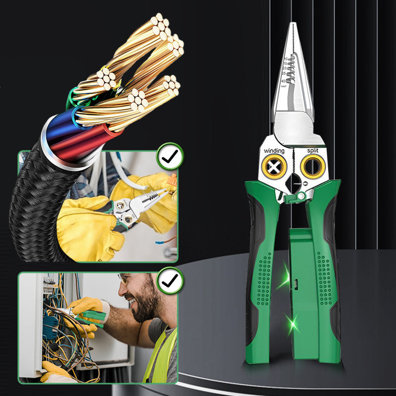 🥳2026 HOT SALE🥳💞50K+ SOLD!🔧⚠️ Flash Sale 50% Off! The Pro’s Multi-Tool: Strip, Crimp & TEST Voltage. Test before you touch! Ensure safety & precision in every DIY task. 🛡️🔨