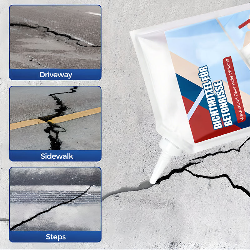 🥳2026 HOT SALE🥳💞50K+ SOLD!🎁🔥Last Day Promotion! Heavy‑Duty Concrete Crack Repair Adhesive – Permanent fix for driveways, steps & walls. No need to replace – just fill & seal! 🏠🔧