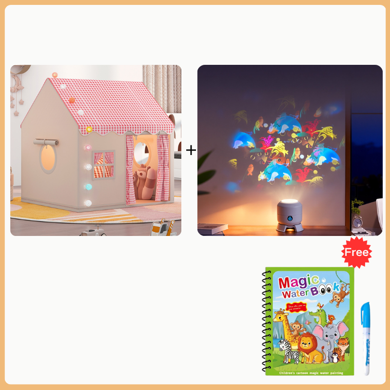 🥳2026 HOT SALE🥳💞50K+ SOLD! 🏠🧸 50% OFF! Indoor Kids Play Tent House – create a cosy play corner instantly! Easy setup, perfect for grandchildren’s imaginative indoor fun! 🛡️✨