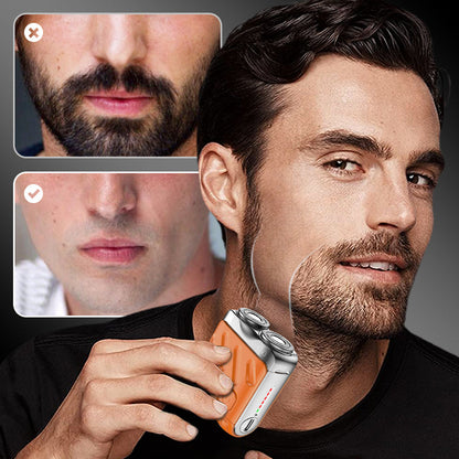 🥳2026 HOT SALE🥳💞50K+ SOLD!🌊🌀 50% OFF! Rotary Electric Shaver – 360° precise shaving, quiet & smooth. IPX7 waterproof, easy rinse. Compact design, gentle on sensitive skin. A daily essential. 🪒🕊️