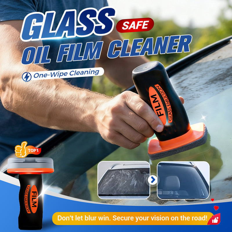 🥳2026 HOT SALE🥳💞50K+ SOLD! 🔍🚗 LIMITED TIME – BUY 2 GET 1 FREE! Auto Glass Oil Film Remover – Eliminates stubborn grease, wax & road grime. Restores crystal-clear visibility – safer night & rainy driving! 🌧️✨