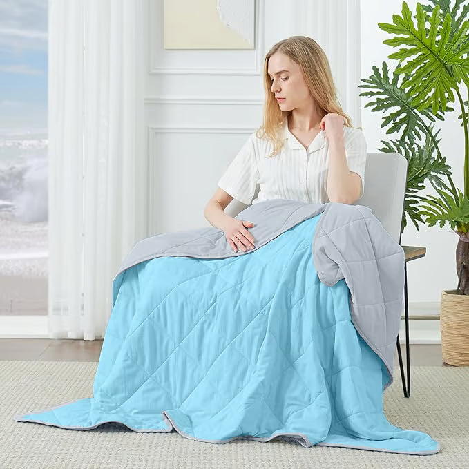 🥳2026 HOT SALE🥳💞50K+ SOLD!🛏️❄️ 50% OFF! Cooling Comforter – Dual‑sided, Q‑Max≥0.4 fabric. One side cools, one side breathes. Sleep sweat‑free! 🌙✨