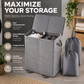 🥳2026 HOT SALE🥳💞50K+ SOLD! 🧺✨ 50% OFF! Two-Compartment Laundry Basket with Lid – removable inner bags separate whites & coloureds. Keep laundry organised & tidy! 🏠💪