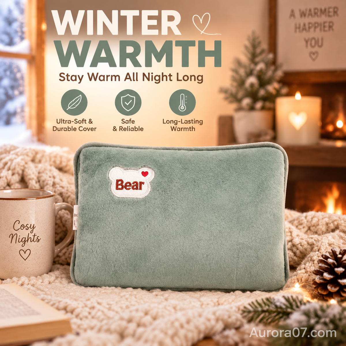 🥳2026 HOT SALE🥳💞50K+ SOLD! 🔥🛡️ 50% OFF! Rechargeable Hot Water Bottle & Heat Pad – explosion-proof, fast heating, soothing warmth for aches & cold nights. Safe & reusable! 💧💪
