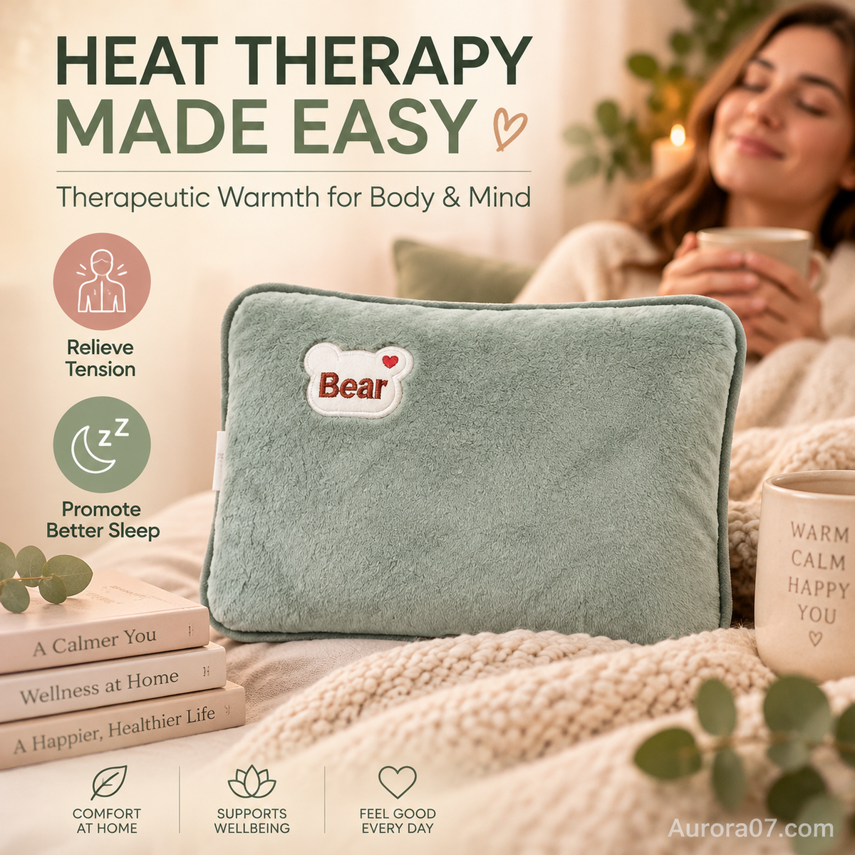 🥳2026 HOT SALE🥳💞50K+ SOLD! 🔥🛡️ 50% OFF! Rechargeable Hot Water Bottle & Heat Pad – explosion-proof, fast heating, soothing warmth for aches & cold nights. Safe & reusable! 💧💪