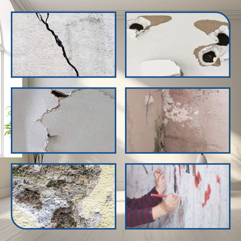 🥳2026 HOT SALE🥳💞50K+ SOLD!🔧 📐50% OFF! Efficient Drywall Repair Kit – Fix Walls in Minutes! All-in-1 kit with scraper for cracks & holes. Quick, lasting results. 🛠️🏠