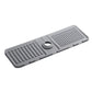 🥳2026 HOT SALE🥳💞50K+ SOLD! 💦🚰 Faucet Splash Guard & Draining Mat – stops water splashing on countertops. 5° slope drains instantly, keeps sink area dry & mould-free. Fits most faucets! 🧼✅