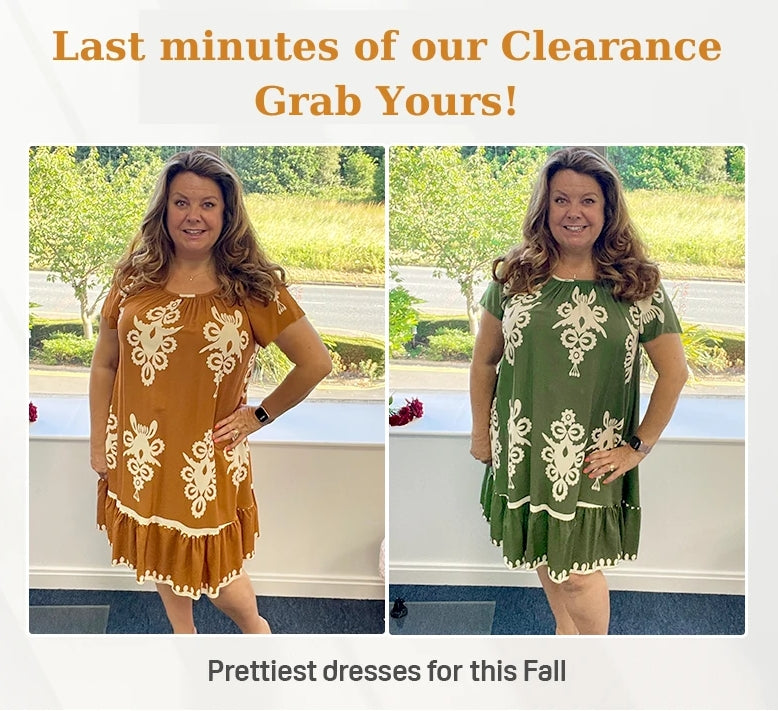 🥳2026 HOT SALE🥳💞50K+ SOLD!🏖️🌺 50% OFF! Multi-Print Square Neck Dress – Bold geometric pattern, easy pull-on style. Dress up with heels or down with flats. Effortless style. 👡🕊️