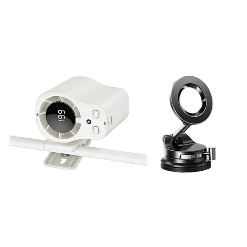 🥳2026 HOT SALE🥳💞50K+ SOLD!🧊💨 50% OFF! Hands‑Free Cooling Fan – LED display, 199 speeds. Car vent or desktop, USB rechargeable. Stay cool anywhere. 🚗✨