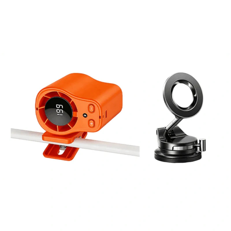 🥳2026 HOT SALE🥳💞50K+ SOLD!🧊💨 50% OFF! Hands‑Free Cooling Fan – LED display, 199 speeds. Car vent or desktop, USB rechargeable. Stay cool anywhere. 🚗✨