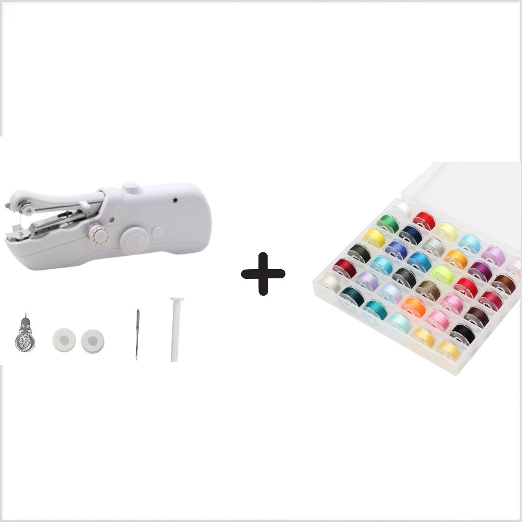 🥳2026 HOT SALE🥳💞50K+ SOLD!🧵✂️ 50% OFF! Mini Electric Sewing Machine – Lightweight, portable & beginner‑friendly. 3 speeds, complete kit. Quick fixes & DIY fun! 🏠✨
