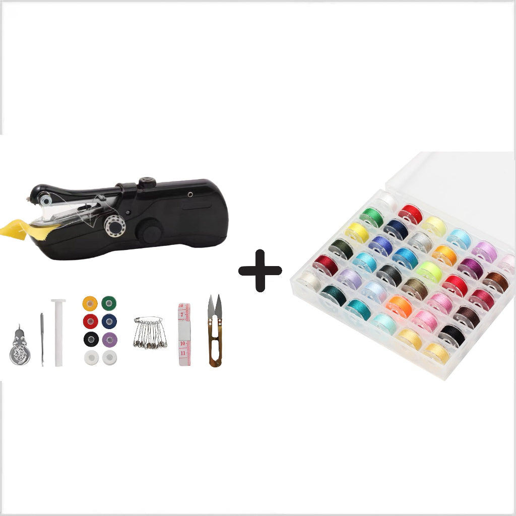 🥳2026 HOT SALE🥳💞50K+ SOLD!🧵✂️ 50% OFF! Mini Electric Sewing Machine – Lightweight, portable & beginner‑friendly. 3 speeds, complete kit. Quick fixes & DIY fun! 🏠✨