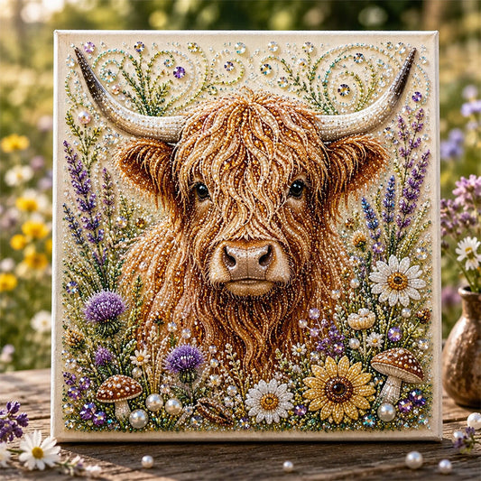 🥳2026 HOT SALE🥳💞50K+ SOLD!🐒🐑 50% OFF! Highland Cow Pearl Art DIY Kit – Relaxing craft, thousands of sparkling beads. Create stunning farmhouse artwork – a peaceful creative escape! 🏡✨