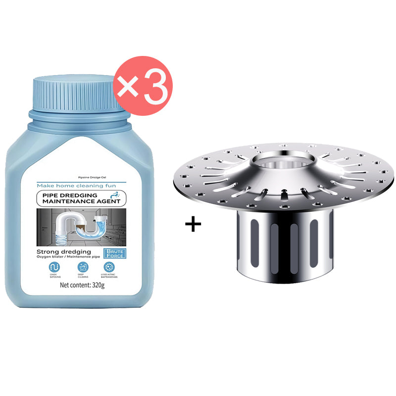 🥳2026 HOT SALE🥳💞50K+ SOLD!⚡ 🧴50% OFF! Powerful Pipe Clog Remover – Any pipe, any clog, one solution! Fast-acting formula dissolves hair, grease & grime. Keep your drains flowing. 🔄🚿