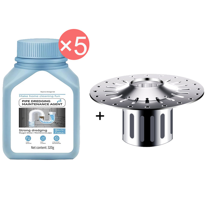 🥳2026 HOT SALE🥳💞50K+ SOLD!⚡ 🧴50% OFF! Powerful Pipe Clog Remover – Any pipe, any clog, one solution! Fast-acting formula dissolves hair, grease & grime. Keep your drains flowing. 🔄🚿
