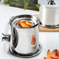 🥳2026 HOT SALE🥳💞50K+ SOLD!🍳🧴 50% OFF! Oil Filter Pot – 304 stainless steel, fine mesh filter. Stores & reuses frying oil. Dust‑proof lid, drip‑free pour. A kitchen must! 🛡️✨
