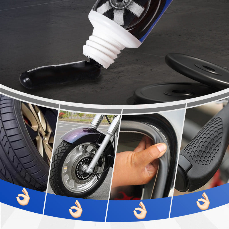 🥳2026 HOT SALE🥳💞50K+ SOLD! ✨🔧 BUY 1 GET 1 FREE! Weather‑Resistant Waterproof Flexible Tire Repair Adhesive – Strong bond, flexible & durable. For cars, bikes & more – reliable in rain or heat! 🚗💪