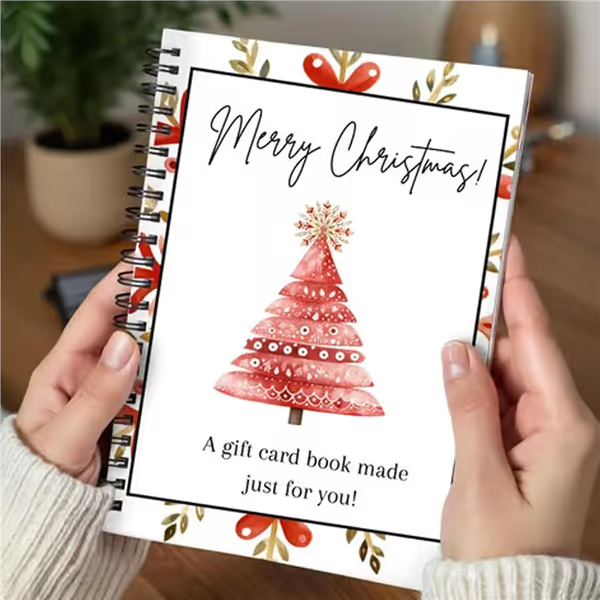 🥳2026 HOT SALE🥳💞50K+ SOLD! 🎅💌 50% OFF! Christmas Gift Card Holder Book – 12 pages of surprises, mix gift cards with photos & heartfelt messages. From £6.99 – a keepsake they’ll treasure! ❤️🎄