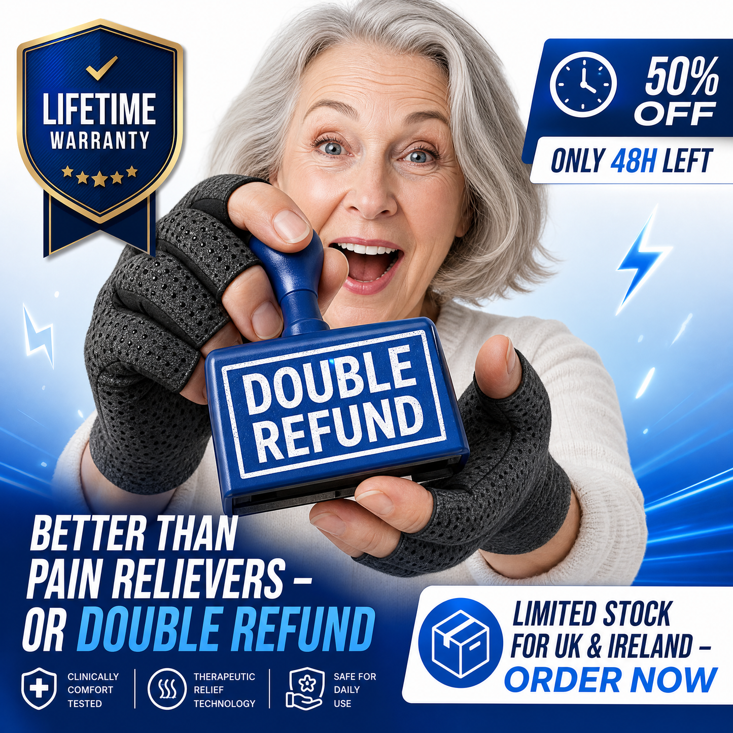 🥳2026 HOT SALE🥳💞50K+ SOLD!🌊💙 50% OFF – UK Award 2025! Quantum Gloves for joint relief, sleep, balance & hormone support. Works like a miracle. Try 30 days risk‑free! 🔄🌟